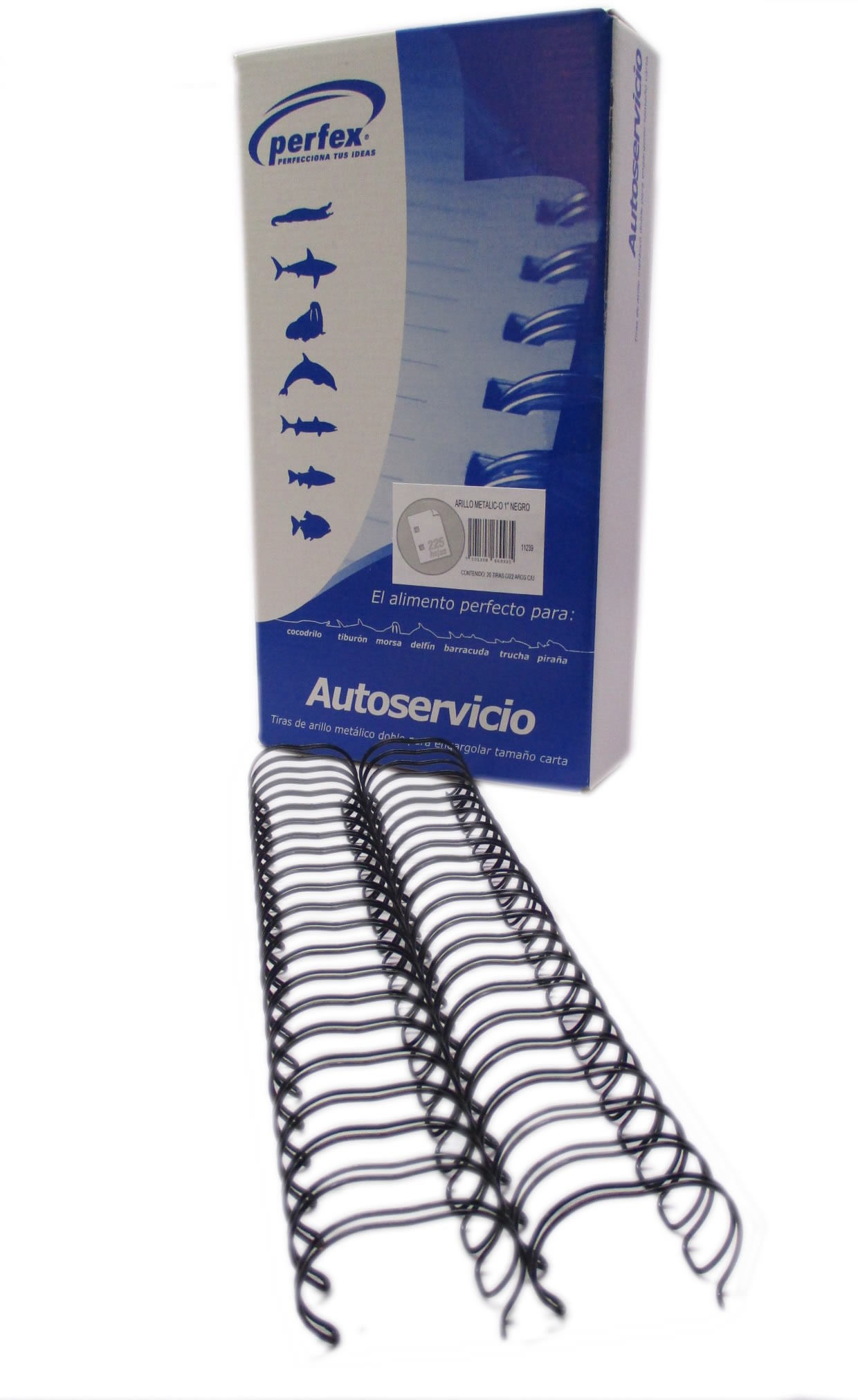 ARILLO METALICO NEGRO 1 PULGADA PERFEX