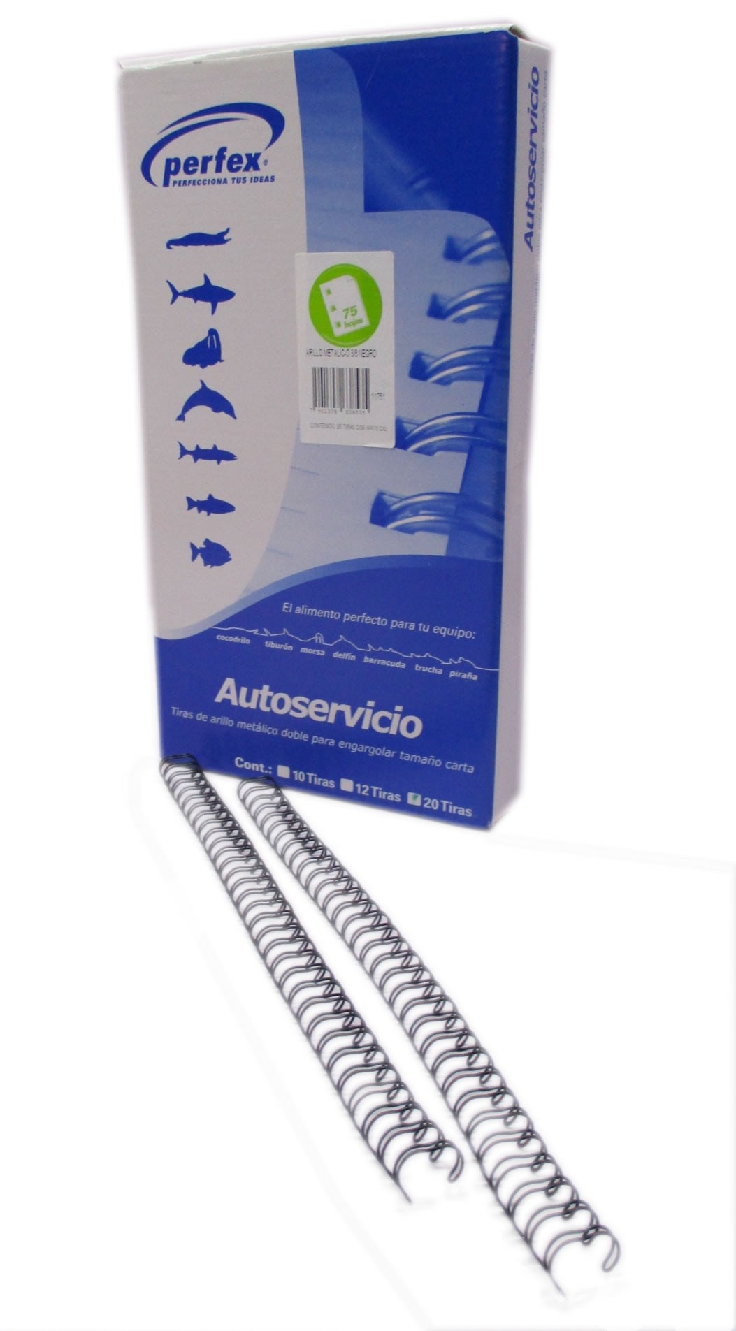 ARILLO METALICO NEGRO 3/8 PERFEX
