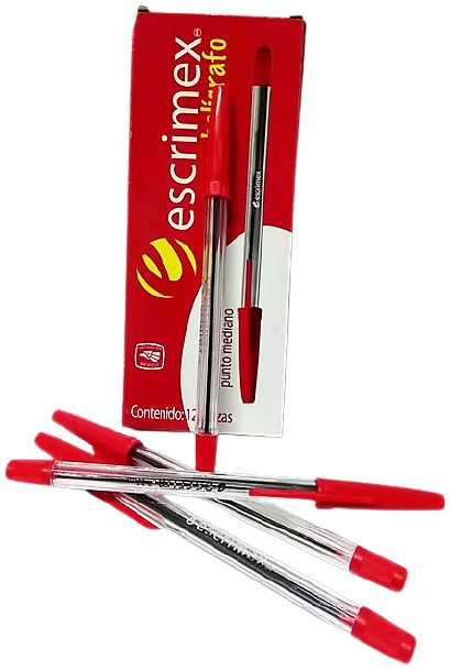 BOLIGRAFO PUNTO MEDIANO ROJO